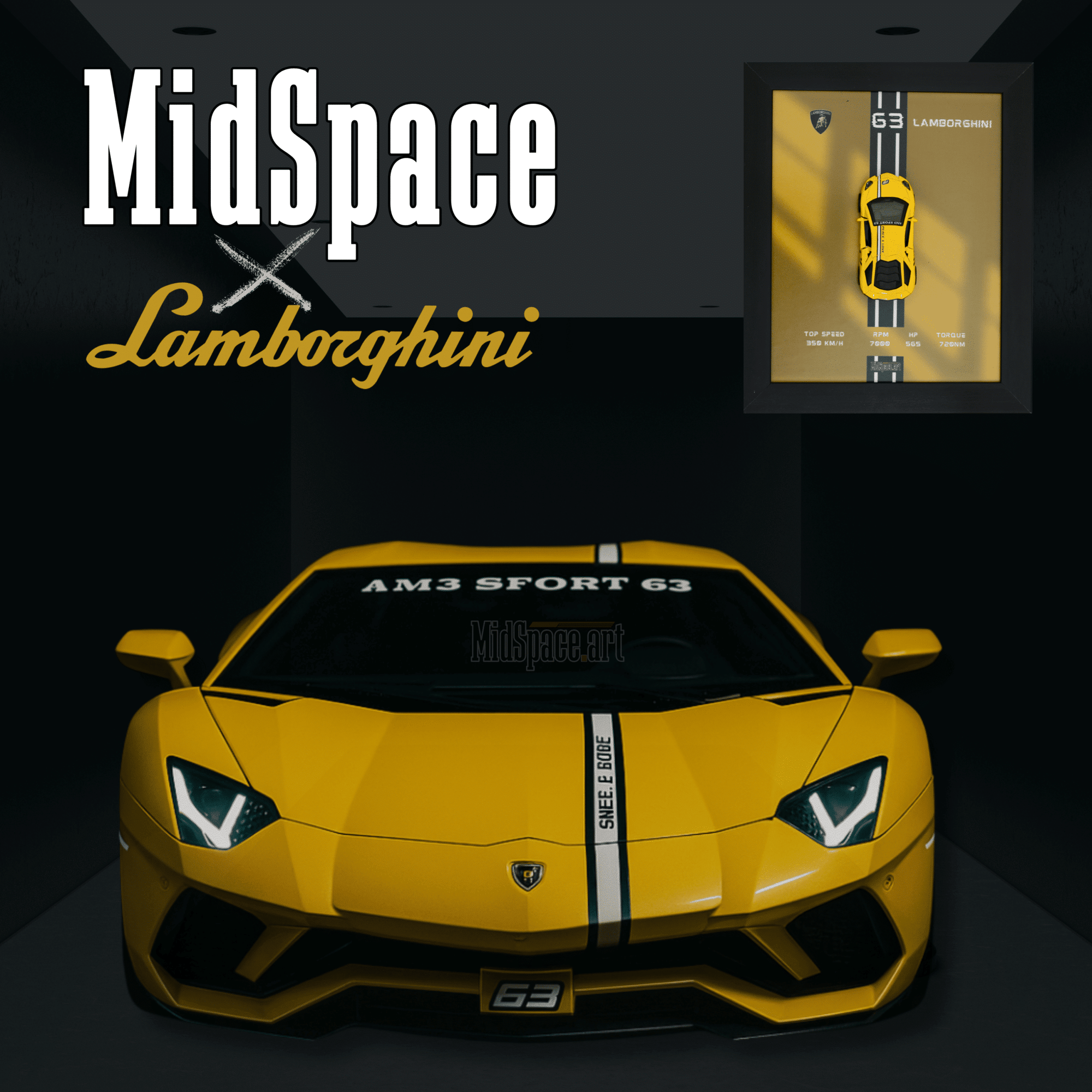 3d Car Frame Wall Art Starter (Limited Edition)