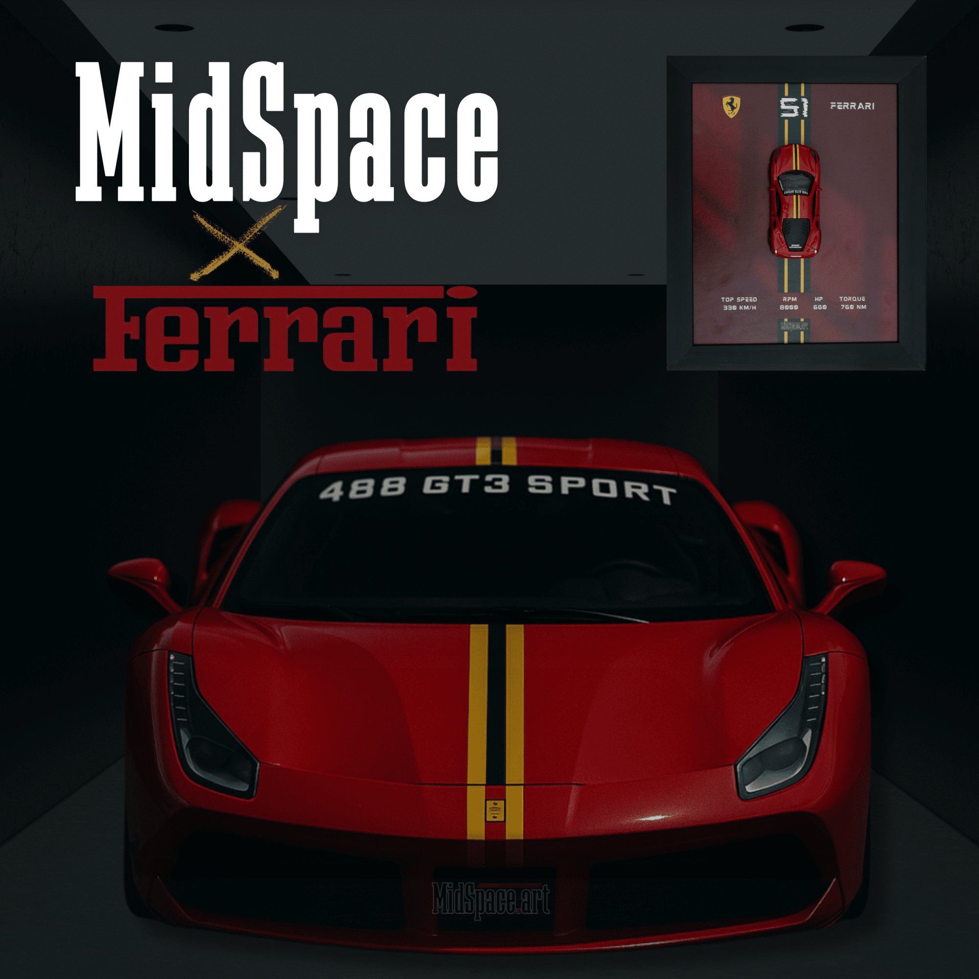 3d Car Frame Wall Art Starter (Limited Edition)