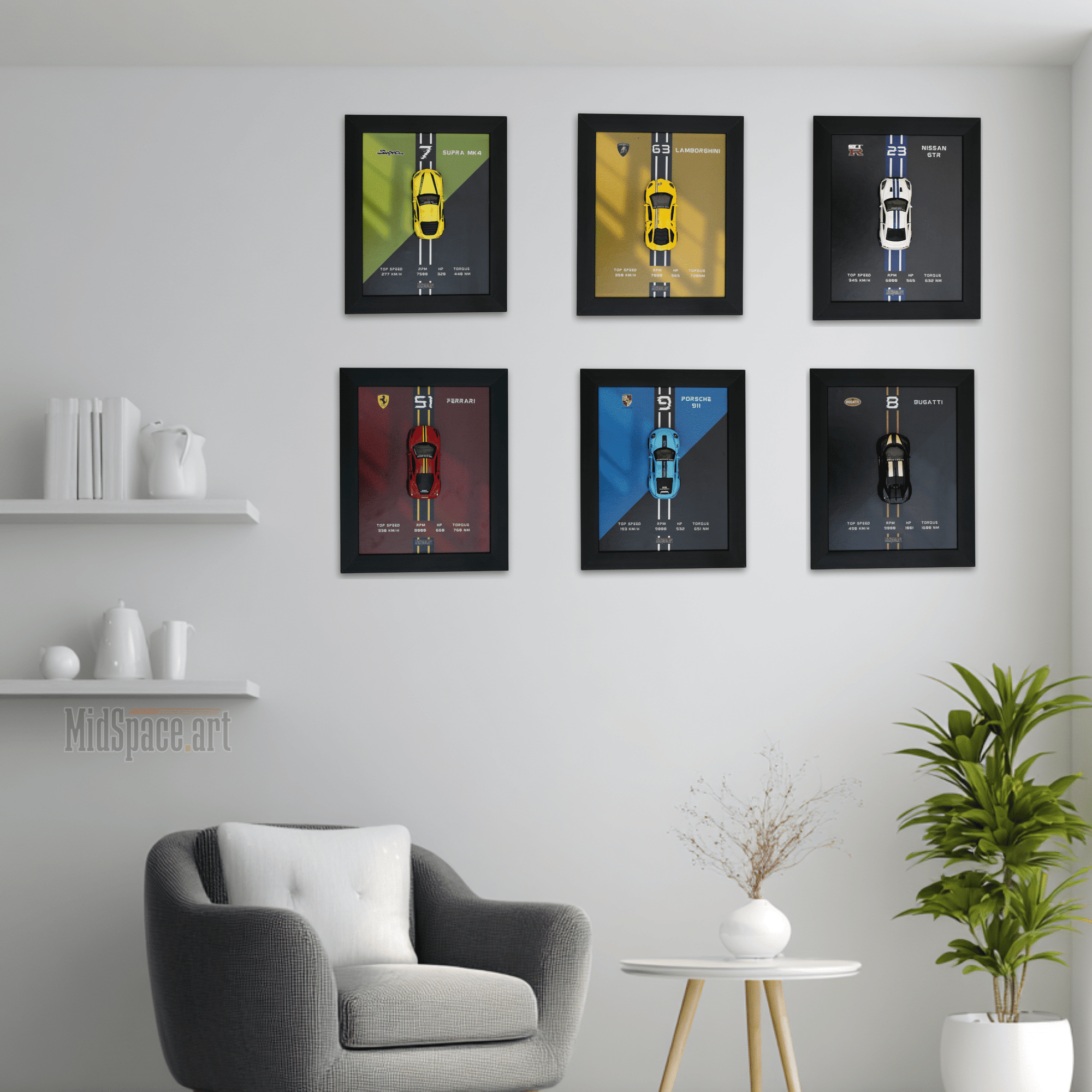 3d Car Frame Wall Art Starter (Limited Edition)