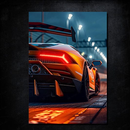 LAMBORGHINI WALL ART V2 NEON