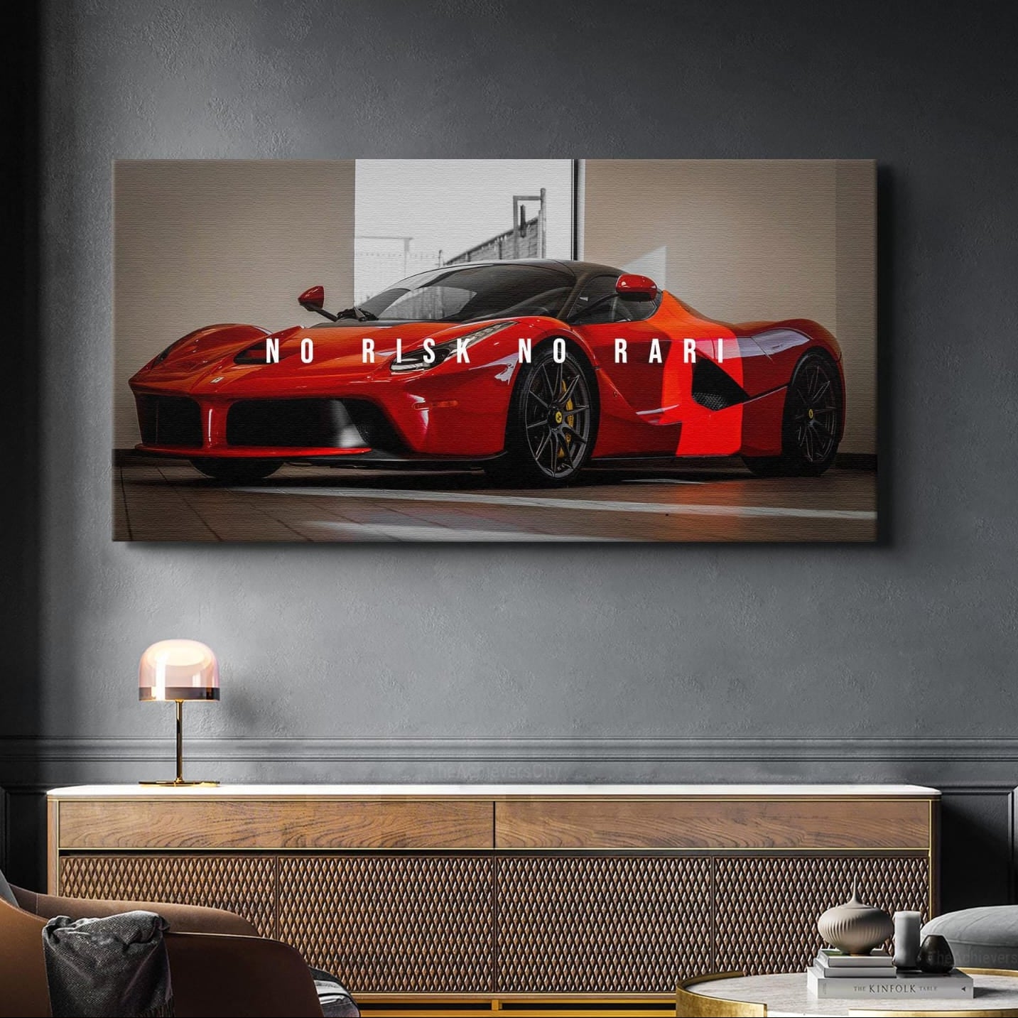 FERRARI WALL ART V1 Motivational Qoute