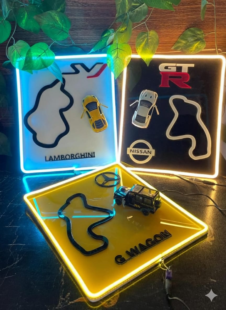 3D Car Frame Wall Art Starter (Track Edition)